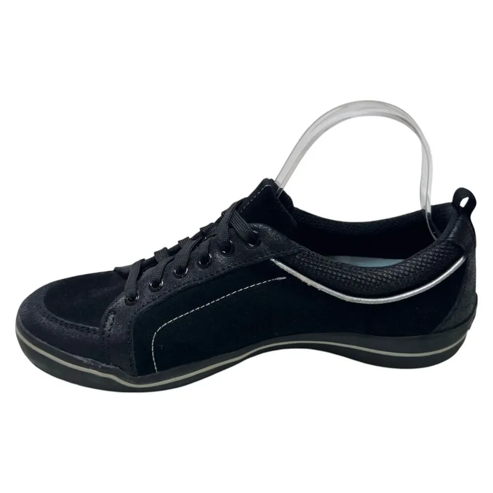 Keds Champion WH2774M Womens 7.5 Black Canvas Lace Up Low Top Sneakers Shoes